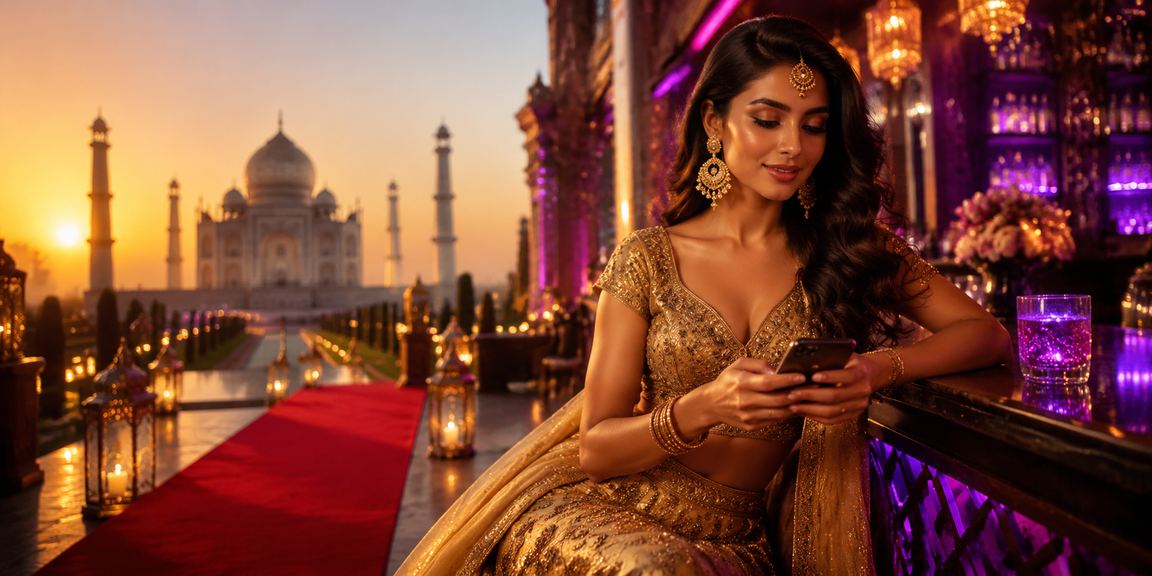 Cricket betting on mobile phone in India with vivid interface